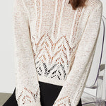ZigZag Knit Pullover