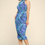 Malika Multi-color Midi Dress